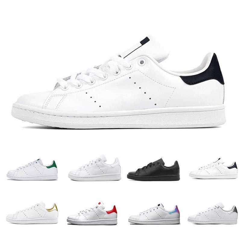 

Classic stan smith men women Running shoes Green Black White Red Pink Gold Navy Oreo Rainbow mens trainers flat sneakers Jogging Walking