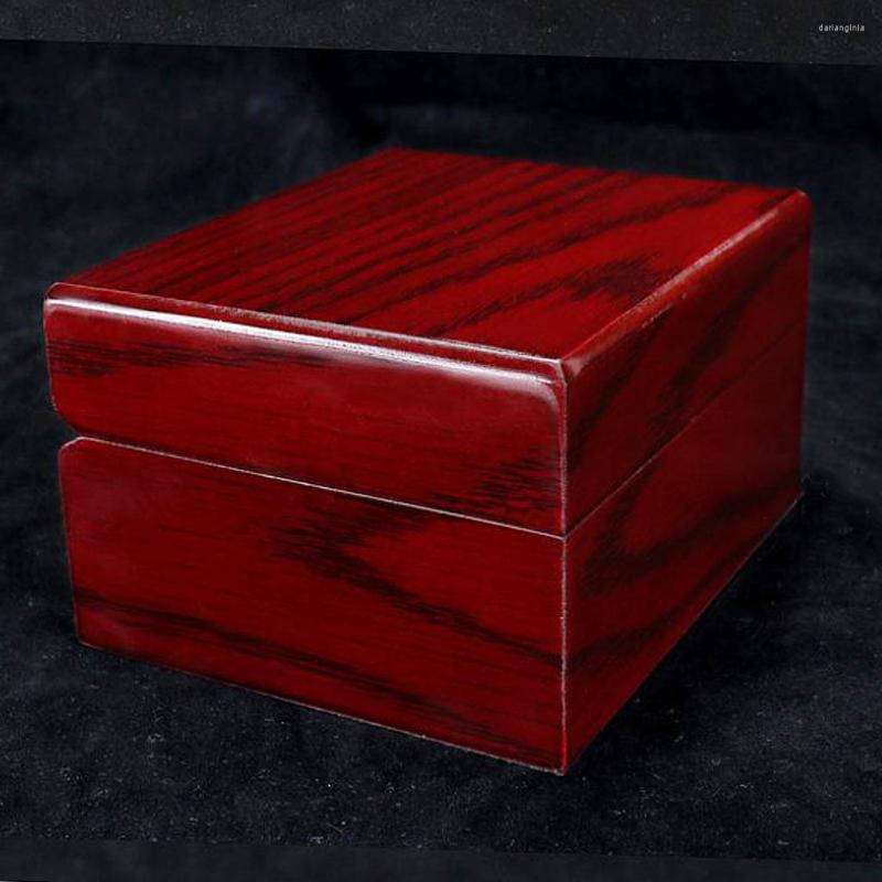 

Watch Boxes 6Pcs Wood Single Winder Display Case Smart Storage Box Gift