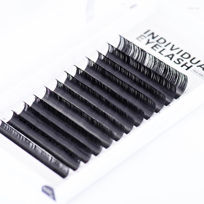 

False Eyelashes 1 Box 0.05/0.07mm Super Soft Circle Fake Graft Single Lashes 8 To 15mm 12 Lines Individual Eyelash Extension