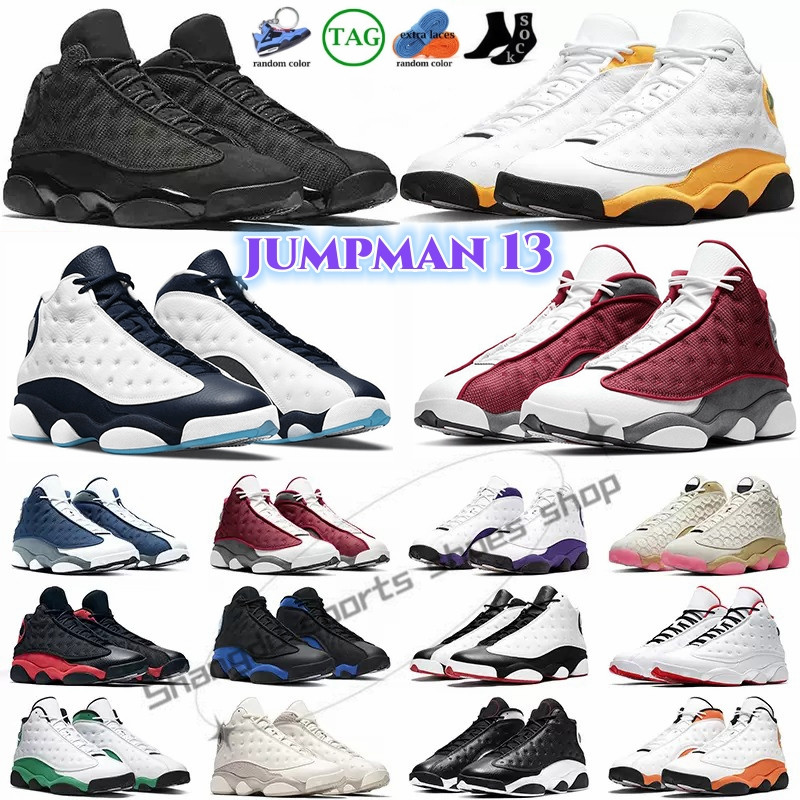 

jumpman retro Navy men Basketball shoes 13s University Blue Obsidian Red Flint Hyper Royal Starfish Black Cat outdoor mens trainer