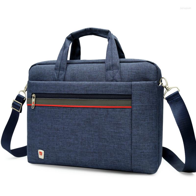 

Briefcases Brand Waterproof Men Women 16 Inch Laptop Briefcase Business Handbag For Large Capacity Messenger Shoulder Bag, Black