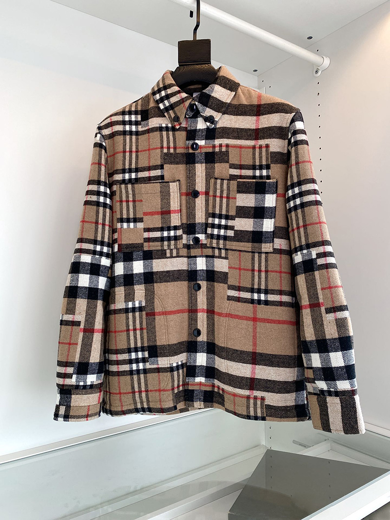 

Design new men' wool coat shirt comfortable casual shirt and jacket, Picture color