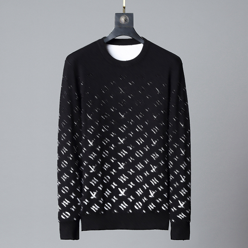

Mens Sweaters Fashion Men's Casual Round Long Sleeve Sweater Men Women Letter Printing Sweaters, 01