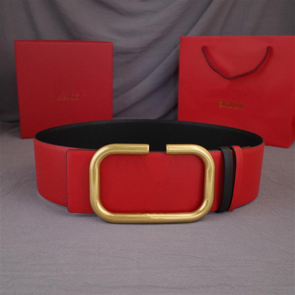 

Women Waistbands 7cm Width Genuine Leather Belt Top Quality Men Designer Belts V Buckle chokely Womens Waistband Cintura Ceintures D2102579