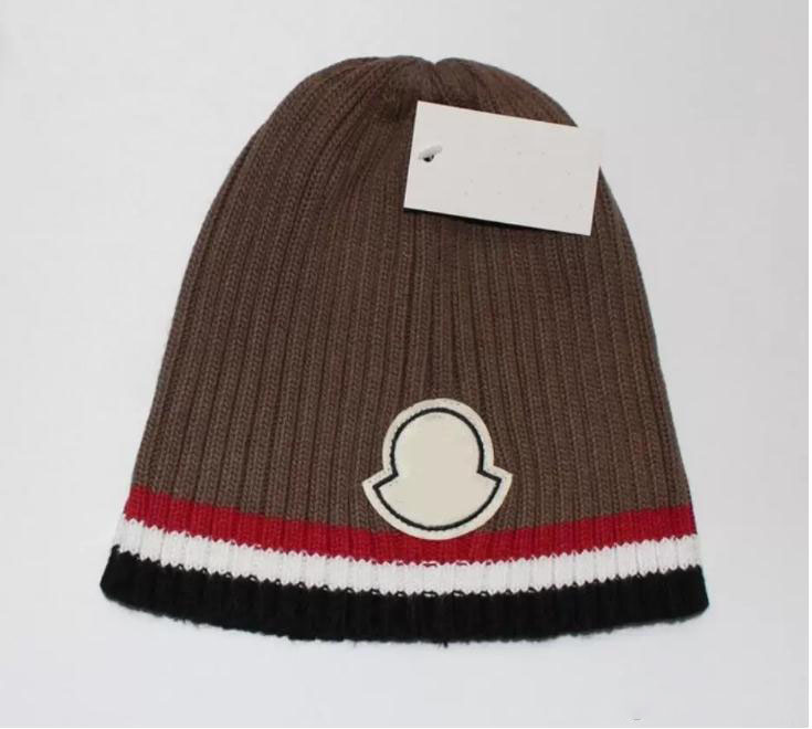 Brand New France Fashion Mens Designers Hats Bonnet Winter Beanie Knitted Wool Hat Plus Velvet Cap Skullies Thicker Mask Fringe Beanies Hats Man