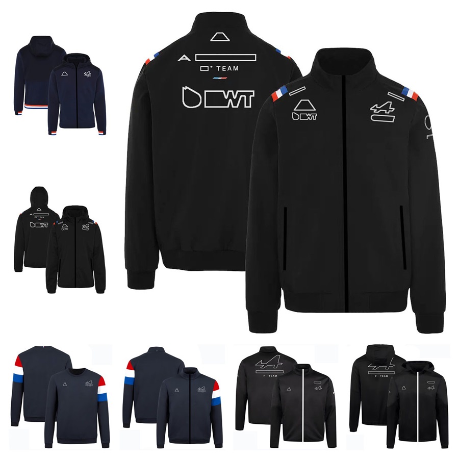 

2022 F1 hoodie Racing Fans Jacket Formula One Sweatshirt Men's Zipper Hooded Jackets Spring Autumn Casual Warmth Motocross Jersey