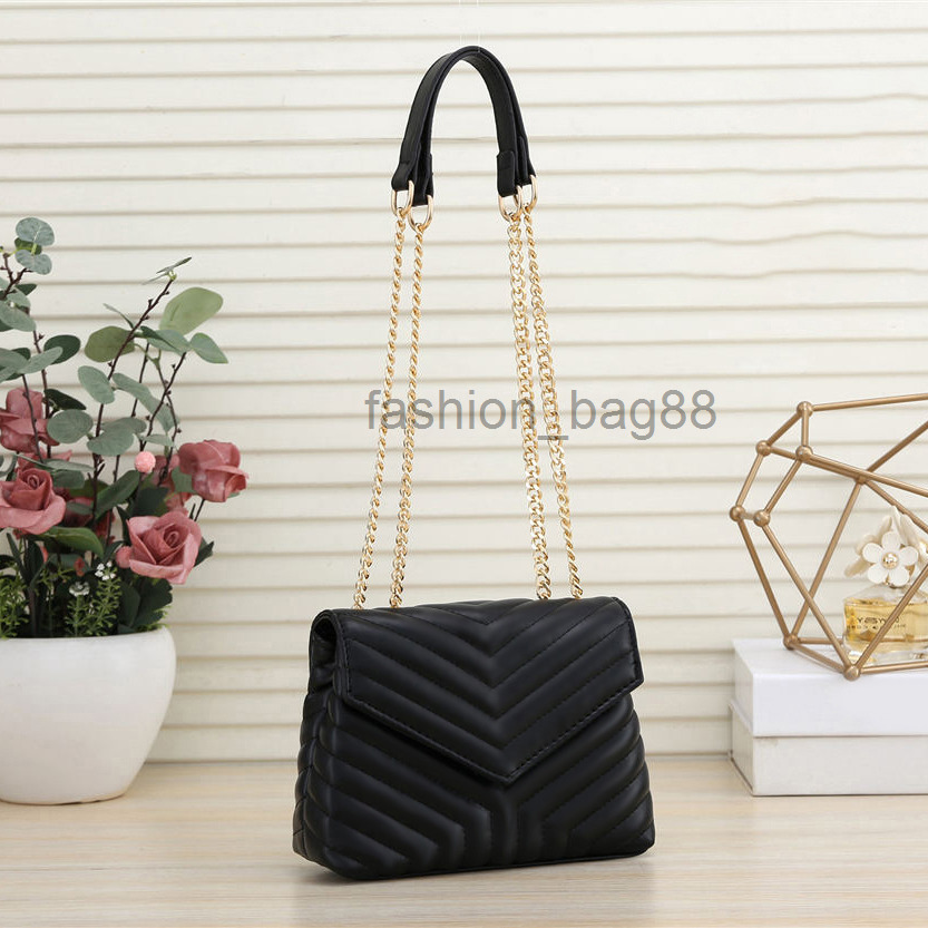 

Messenger bag luxury handbag shoulder bag brand designer material ladies metal Chain clamshell wholesale hardware, 88