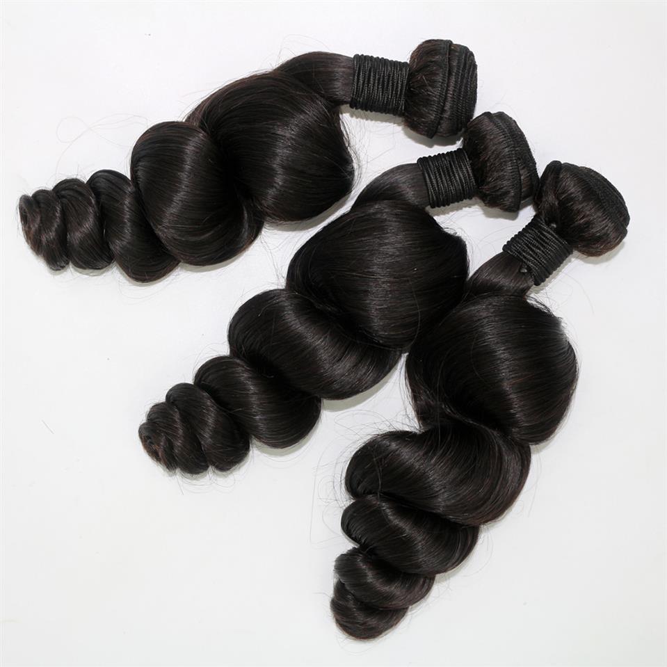 

Burmese Hair Bundles Vietnamese Cambodian Human Hair Weave Natural Color 3bundles lot Loose Wave Cuticle Human Hair Extensions233j
