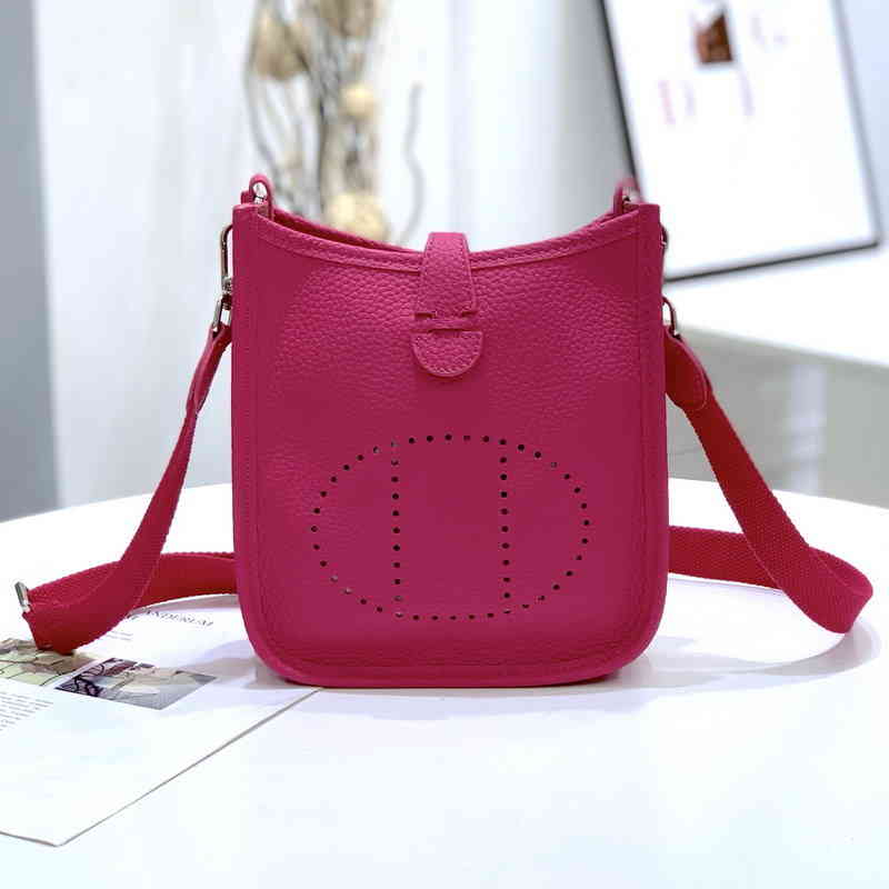 

Designer bags tote bag Hemmes woman's handbag 2022 Autumn and Winter New Head Leather Lychee Pattern Men's Women's Universal Bag Evelyn, Yellow