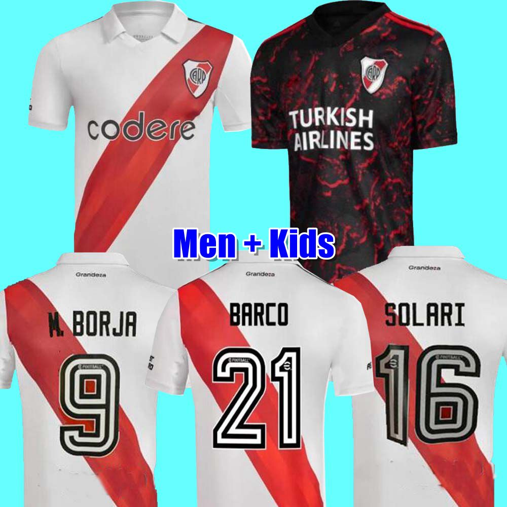 

22 23 River Plate Soccer Jerseys QUINTERO DE LA CRUZ SUAREZ BORJA SOLARI BELTRAN LONDONO ZUCULINI PALAVECINO ARCO 2022 2023 Home Away Football Shirt, Home adult patch