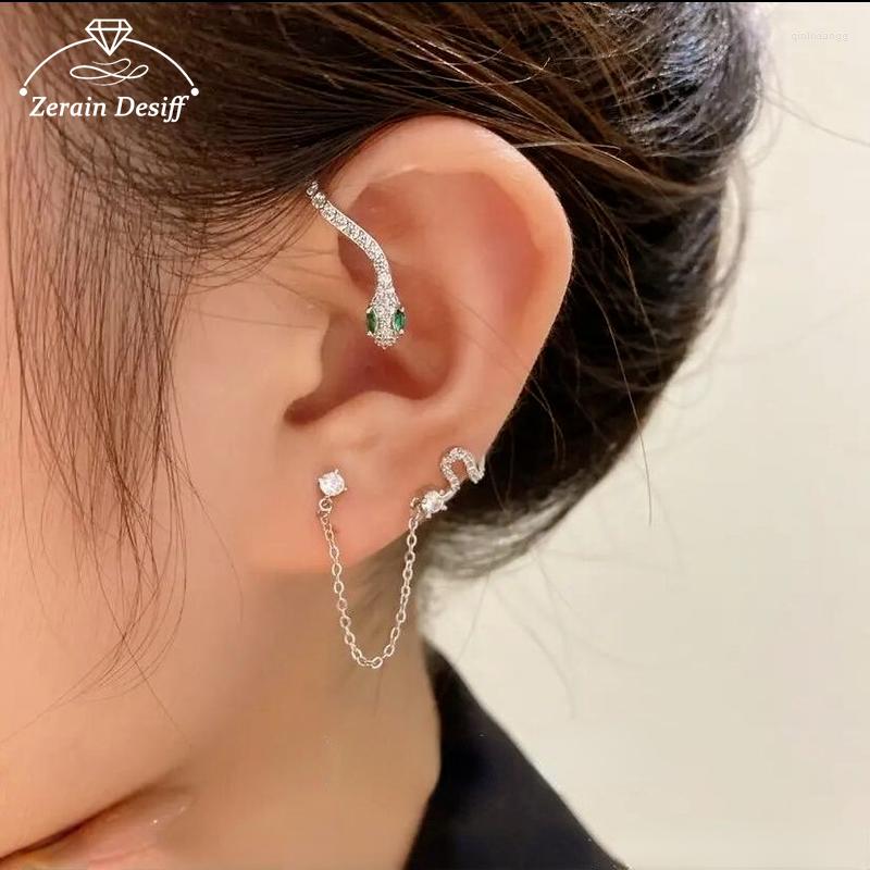 

Backs Earrings Snake Ear Clip Integrated Single Niche Design Simple And Versatile Hooping Cuff Trendy Accesories For Women