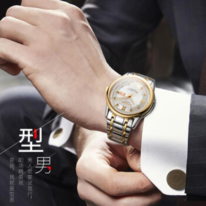 

Carnival Switzerland mechanical watch men sapphire steel waterproof mens watches top brand luxury erkek kol saati reloj clocks228S, Khaki