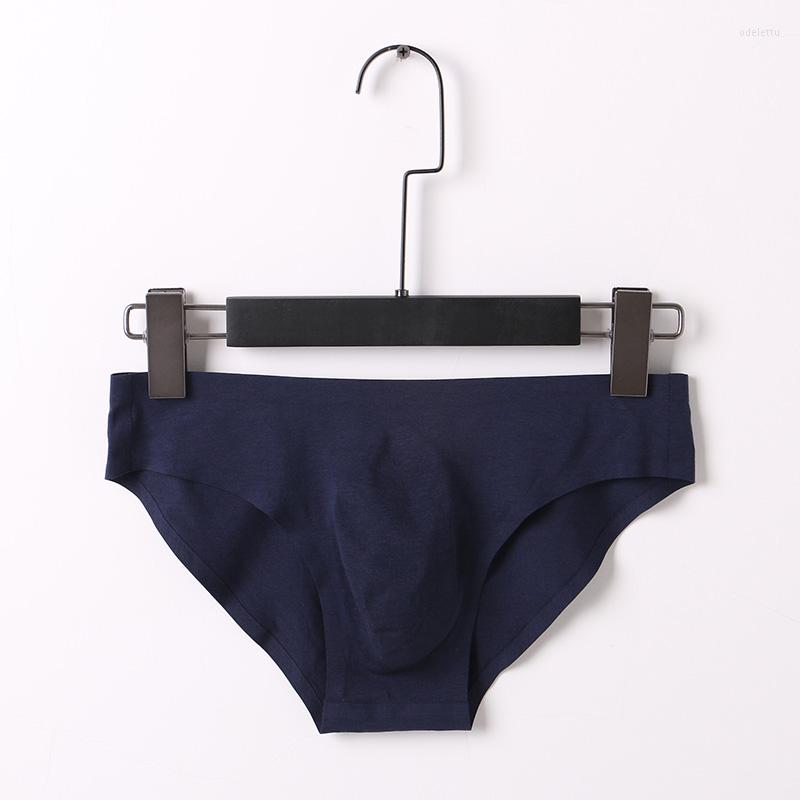 

Underpants Men Seamless Underwear Briefs Cueca U Convex Pouch Mens Panties Solid Gay Male Short Pants Sexy Lingerie, White