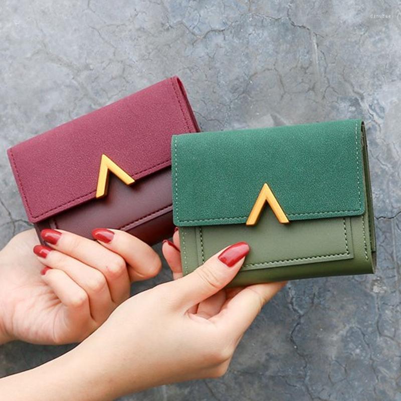 

Wallets Women's Wallet Short Women Coin Purse Card Holder Ladies Small Female Hasp Mini Clutch Girl Money Bag, Black