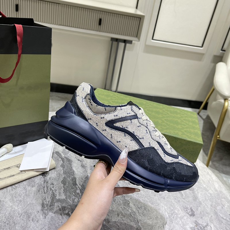 

Luxury Casual Shoes for Mens Designer Womens Chunky Outdoor Sneakers Leather Beige Platform Vintage Tiger print letter Chaussures women men Trainers shoe sneake, 22