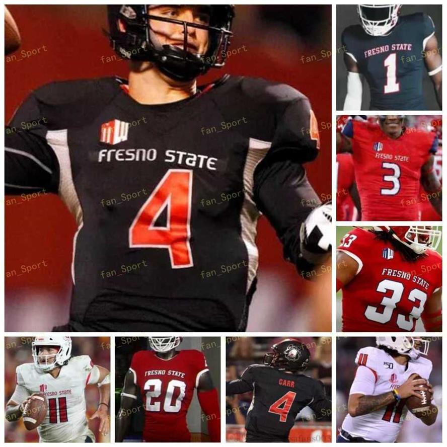 

Custom 2021 Fresno State Football Jersey NCAA College 8 David Carr 15 Davante Adams 11 Jorge Reyna 5 Jalen Cropper 27 Zane Pope 16 Jare272n, As