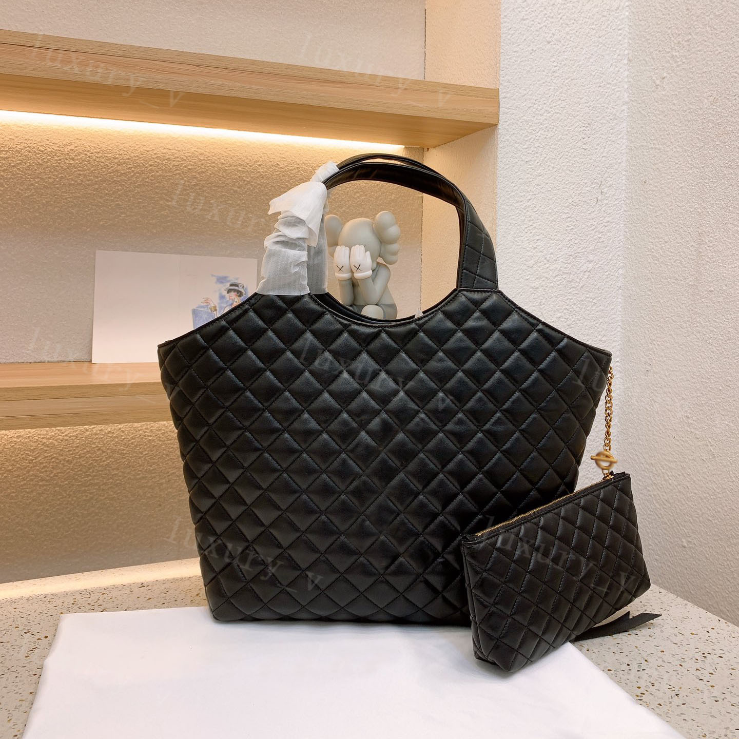 

Designer Gaby Totes Women Shopping Bags Fashion Black Maxi Beach Shoulder Bags Designers Men Handbags Womens Luxurys Purses Wallets 2022