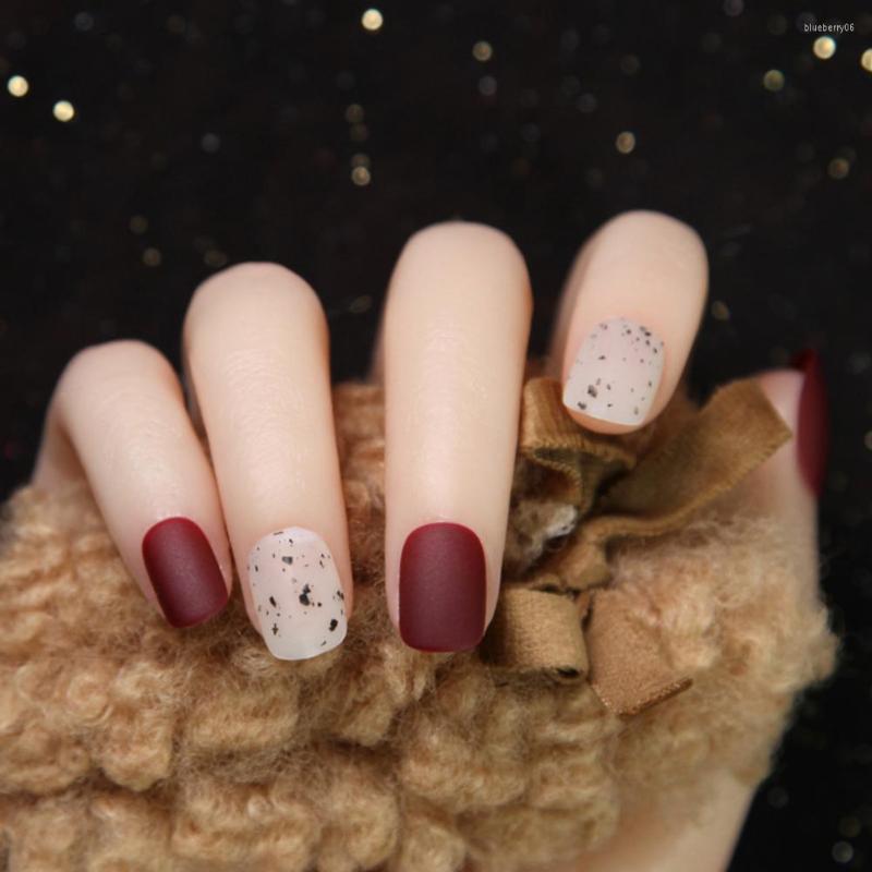 

False Nails Show Unique Charm Eye-catching All-Match Fake Manicure Tips Decor Nail Supplies, Red