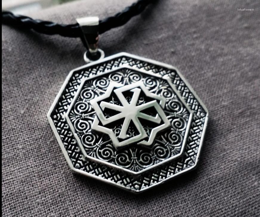 

Pendant Necklaces 10pc Wholesale Valkyrie Jewelry Pagan Amulet Slavic Symbol Warrior Talisman Men Nekclace Nordic