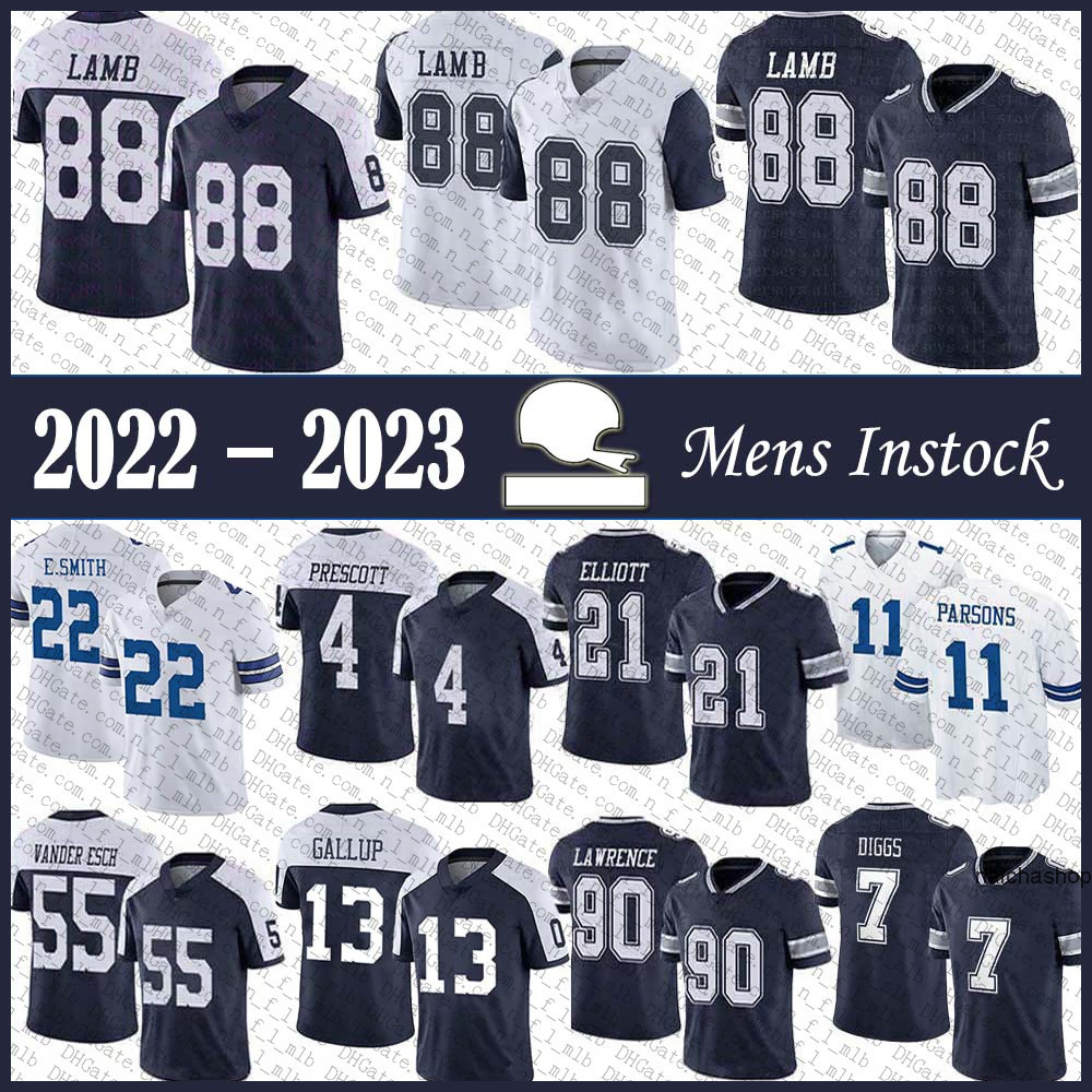 

Jersey Dallas''Cowboys''Dak Prescott Micah Parsons CeeDee Lamb Football Jersey Ezekiel Elliott Trevon Diggs Demarcus Lawrence ''nfl''jerseys, Shown