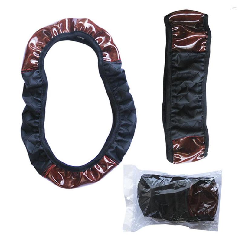 

Steering Wheel Covers Protector Cover 1Pieces Accessories Black Fit Anti-slip