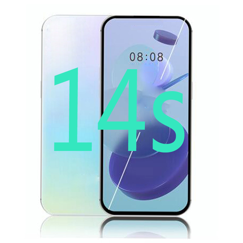 

14s Pro Max goo phones 6.7 inch HD full Display Face ID WCDMA 3g Camera 13.0MP 5.0MP Dual SiM RAM 1GB/2GB Rom 8GB/16GB Quad Core Can Set Show 5g 6GB 512GB 1T PK S22 Ultra, Graphite