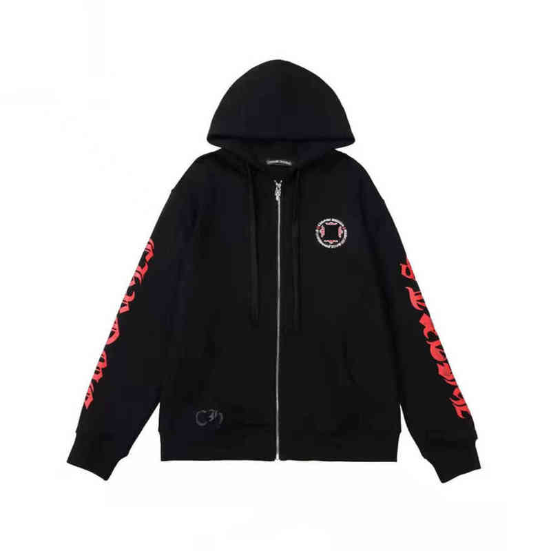 

Luxury Men's Fashion Sweatshirts Classic Ch Zipper Hoodies Women Men Loose Pullover Hooded Designer Horseshoe Sanskrit Hoodie Sweater Jackets Sweatshirt H8yg