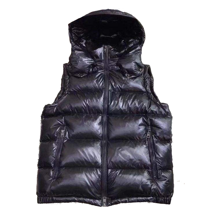 

Mens down jacket Parkas Outerwear Coats high quality parka selling Sleeveless Lovers Fashion Outdoor black down Windbreaker Hoodie Zippers Pockets