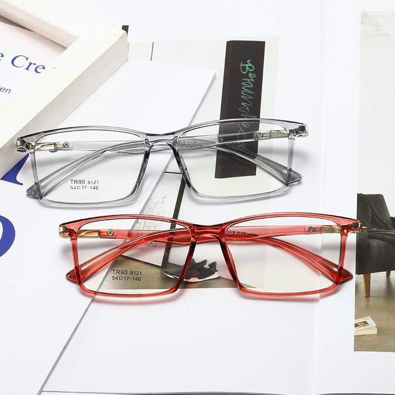 

Sunglasses Frames Seemfly Fashion Ultralight TR90 Square Frame Glasses Clear Lens Student Optical Eyeglasses Spectacle Plain Mirror Unisex