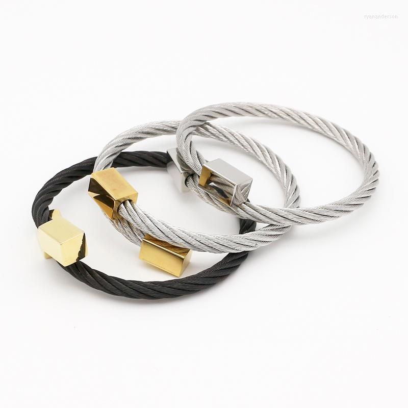 

Bangle Fashion High Quality Stainless Steel Men Jewelry Luxury Brands For Women