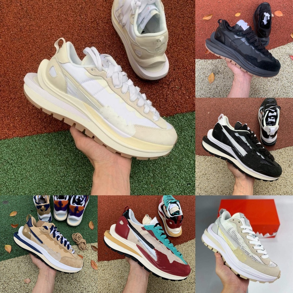 

Basketball Shoes Casual Shoes Running Shoes Daybreak Dark Iris Sesame Blue Void Black Gum Sail Summit White Nylon Sacais X Vaporwaffle 3.0 Pegasus Ldv Waffle, 12