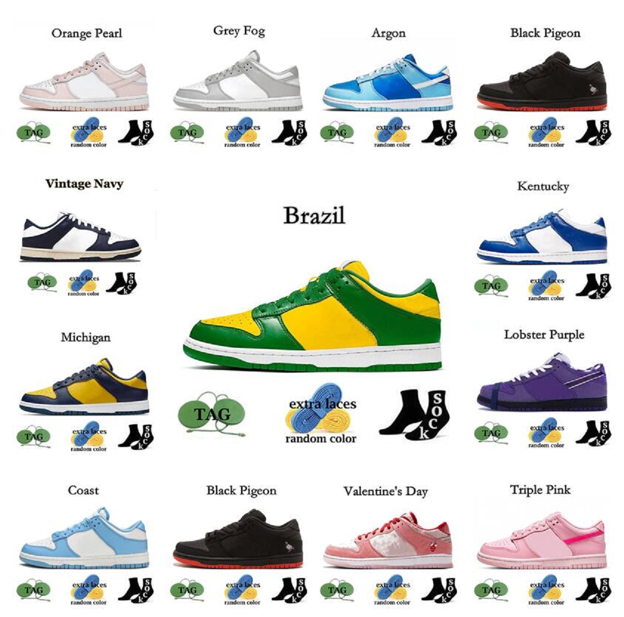 

with box panda casual shoes men women sneakers designer dunks Flats Shoes pink GAI UNC Syracuse Grey Fog University Red Varsity Green outdoor sports trainers 35-47, Dk (32)36-45