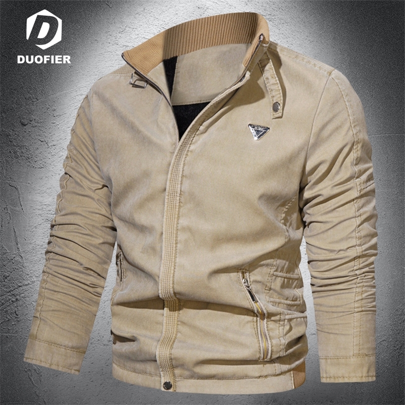 Mens Jackets Spring Autumn Jacket Men Fashion Slim Bomber Windbreaker Jackets Coat Cotton Mens Clothing Military Casual Jacket Men 220902