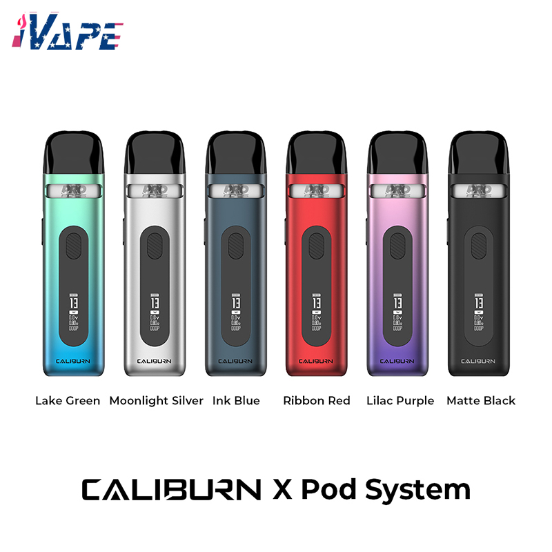 

Uwell Caliburn X Pod System Kit 20W 850mAh with 3ml Caliburn-x-Pod-Cartridge Compatible with G/G2 Coils 100% Origianl, Message for mixed