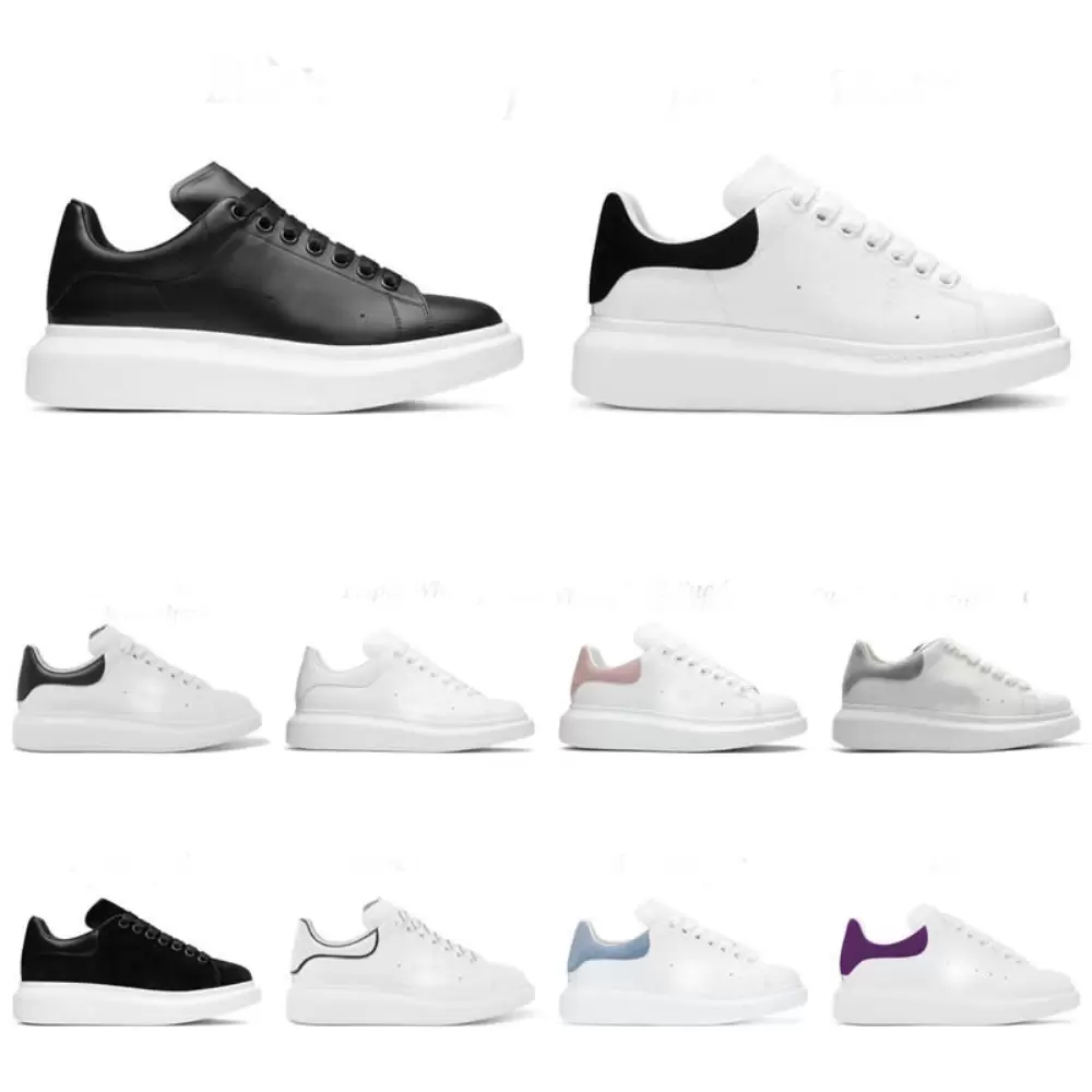 

Designer Woman shoe Leather Lace Up Men Fashion Platform Oversized Sneakers White Black mens womens Luxury velvet suede Casual Shoes Chaussures de Espadrilles 36-45