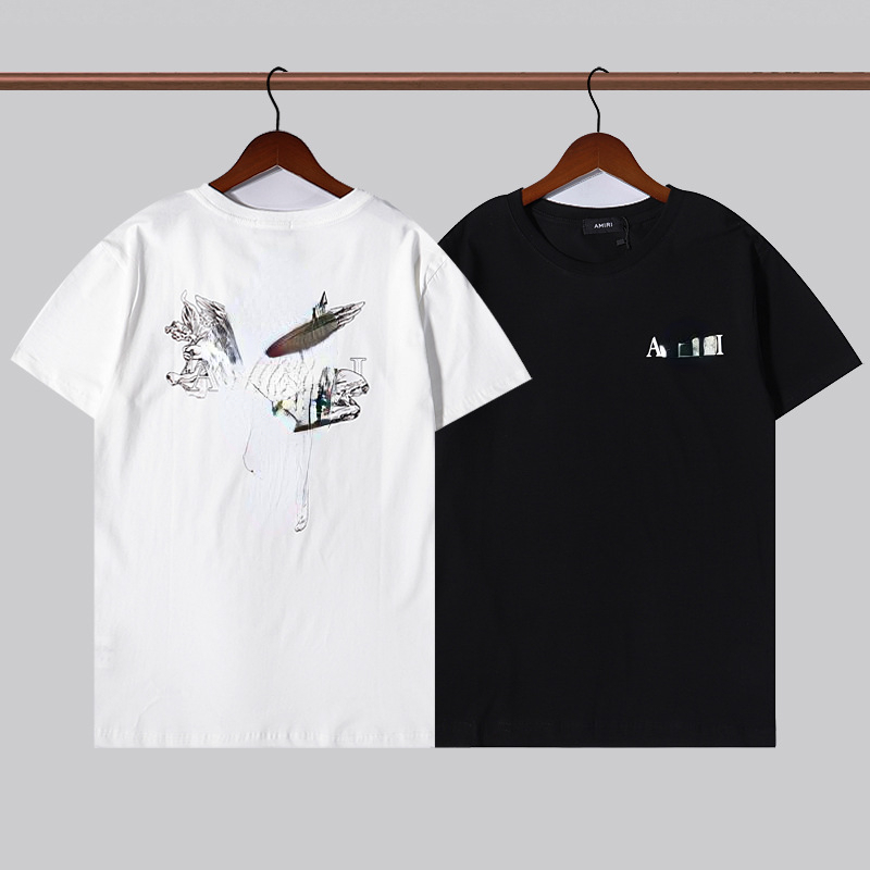 Cartoon Printed t shirts Round Necks His-and-her Fashionable Short-sleeved Loose-image-798232102