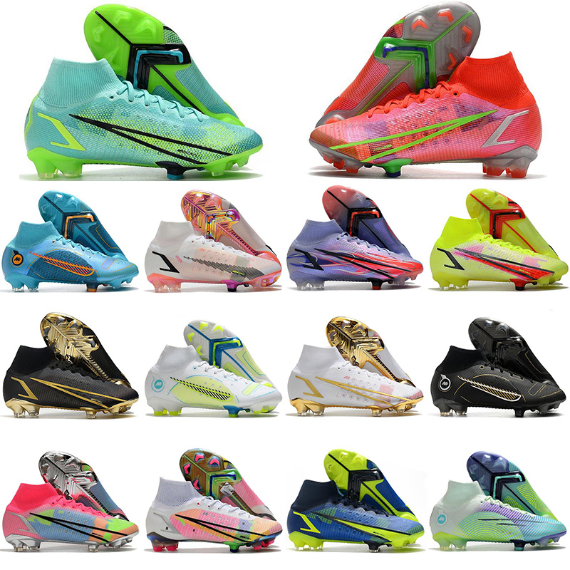 

Soccer Shoes Mundial Superfly 8 VIII 360 Elite FG Dragonfly CR7 Ronaldo Impulse Pack Mds 04 14 Dream Speed 4 Mens Women Boys High Cleats Copa Football Boots, Customize