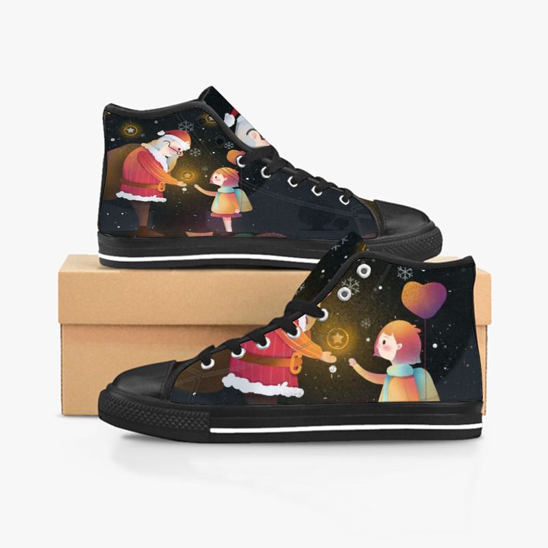 

Men Custom Design Shoes Canvas Sneakers Hand Painted Shoe Women Fashion High Cut Sneakers, 12