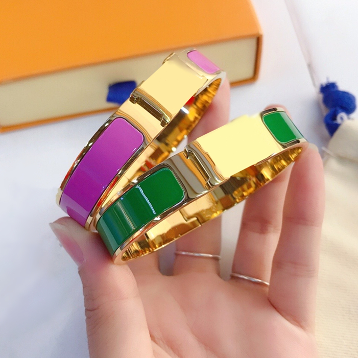 

Love letter Bracelet Designer Bracelets Women Bangle Classic Titanium Steel Alloy Gold-Plated jewelry Gift