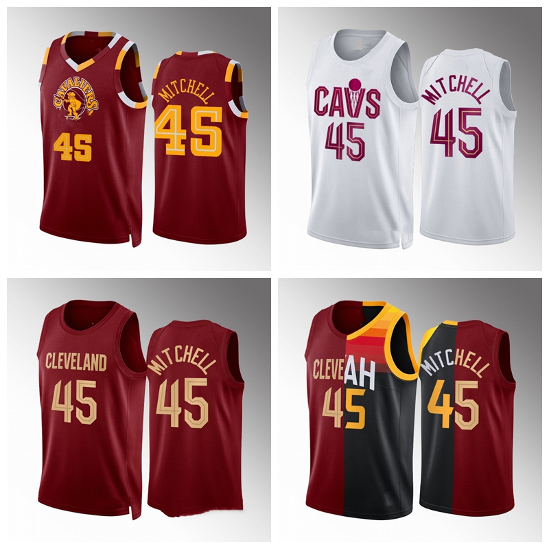 

2022 Draft Basketball Jerseys ClevelandS Cavalier Donovan Mitchell Evan Mobley 10 Garland city JERSEY, As photo
