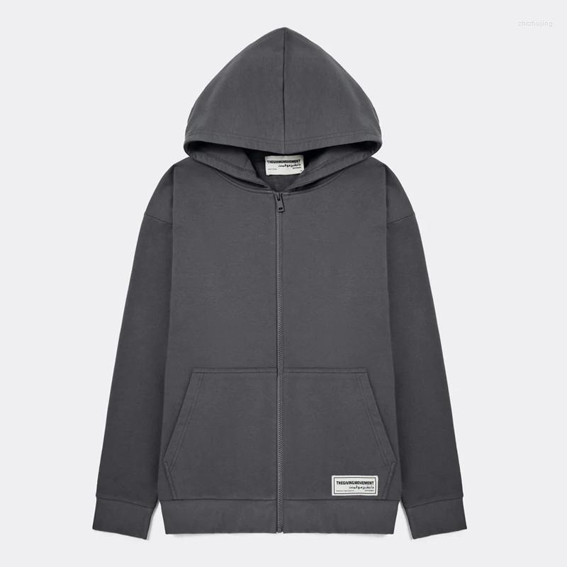 Women's Hoodies TGM Lightweight Zipped For Women Long Sleeve Tops Hooded Jackets Lounge Oversized Sweatshirts Unisex Clothing Outwear