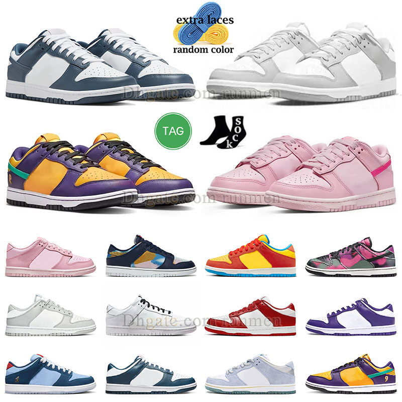 hommes femmes minuit marine valériane bleu chaussures décontractées noir blanc panda gai gris brouillard un court violet étrange amour rose whisp