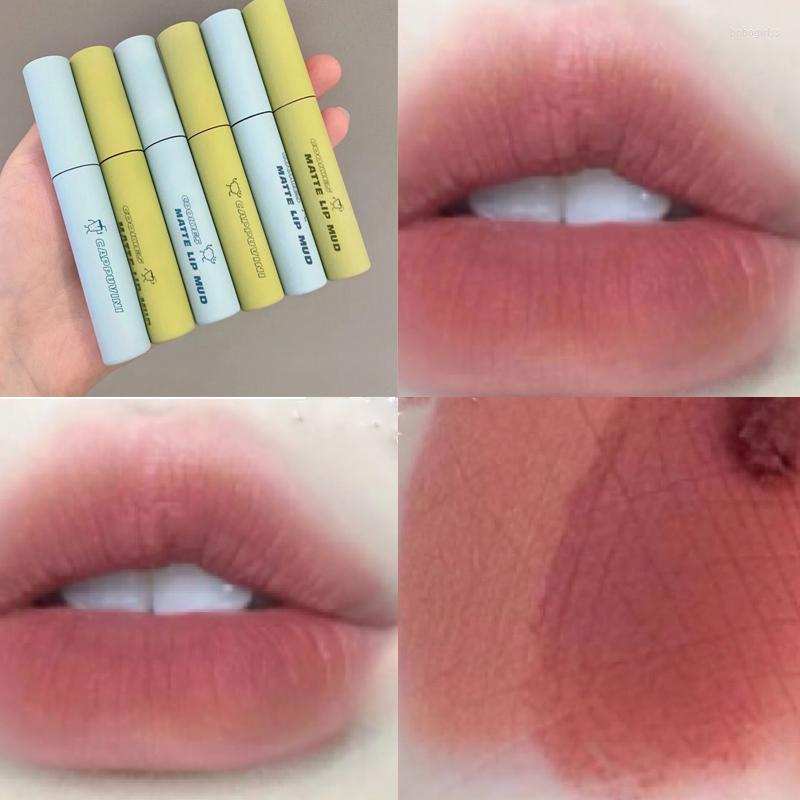 

Lip Gloss Matte Red Velvet Lasting Waterproof Non Sticky Easy To Wear Sexy Women Lips Makeup 5 Colors Glaze Korea Cosmetic, 03