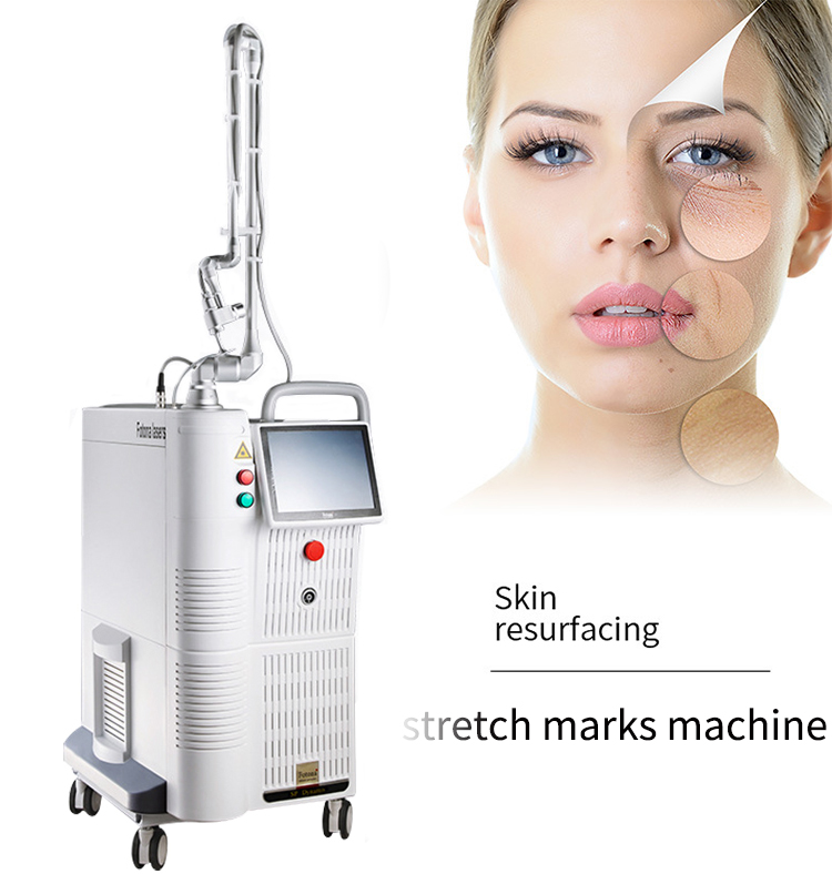 Personnalisable 40W Face L ifting Repose de rides cutané Renewing CO2 Machine laser Picoseconde Laser Co 2 Fractionment de rajeunissement