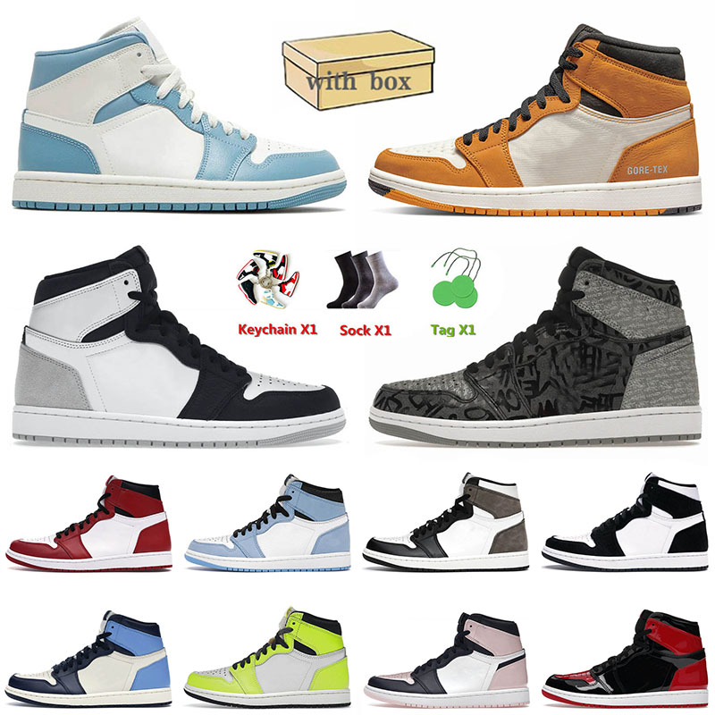 

With Box 2022 Mens Basketball Shoes 1 1s Mid University Blue Element Light Curry Jumpman Men Women Ts x Reverse Mocha Jorda Trainers Sneakers 36-46, D1 high dark mocha 36-47 (2)