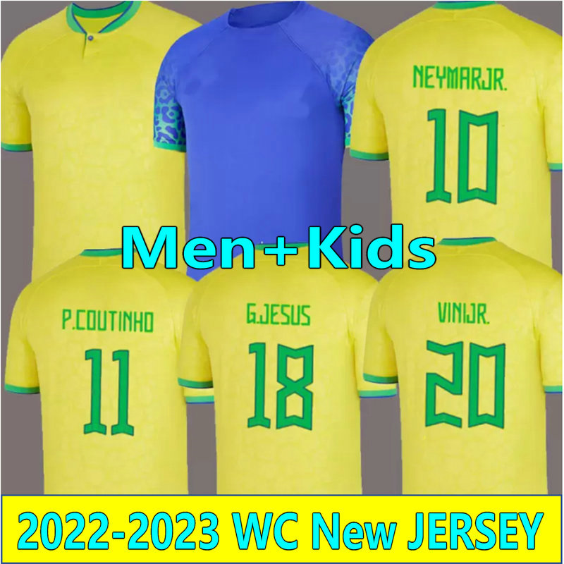 

2022 2023 COUTINHO RICHARLISON soccer jerseys 22 23 .PAQUETA CASEMIRO FRED T.SILVA ANTONY VINI JR MARTINELLI RODRYGO DANI ALVES MEN KIDS Football shirts camesitas, Fans 22-23 away