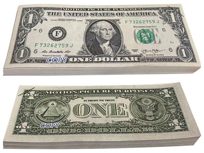 

Fake Money Games Dollar Most Realistic Props Money Children's Prop Toys Adult Game Paper Moneys Banknote Designers Special Movie Bar Stage Gift