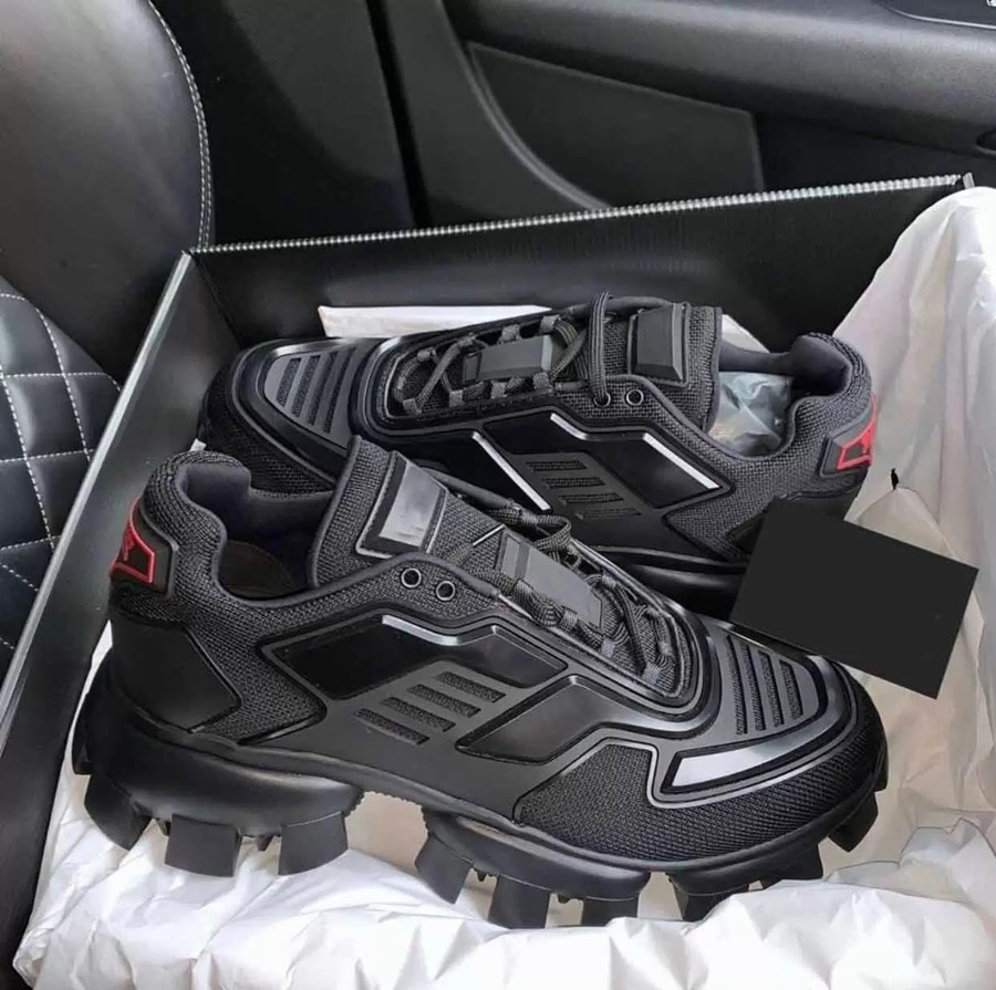 

Brand Men's Sports Shoes Cloudbust Thunder Sneakers Men Knit Fabric Technical Eyestay Casual Walking Light Mesh Outdoor Runner Trainers