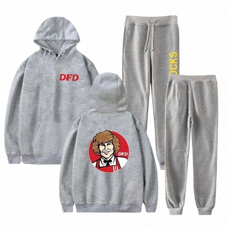 Men's Tracksuits men's Tracksuits Danny Duncan Merch Hoodies Set Men Women Pants Two-Piece Sweatshirt Suit h40J#-image-798380030
