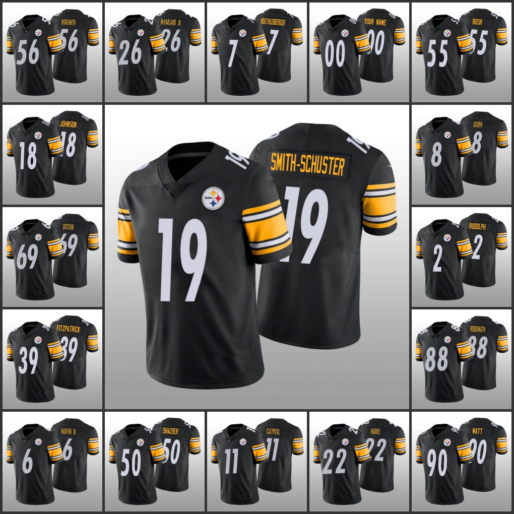 

Jersey Wholesale Custom Pittsburgh''Steelers''Men #7 Ben Roethlisberger 22 Najee Harris 11 Chase Claypool''NFL''Women You